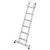 MUNK Stufen-Glasreinigerleiter mit nivello-Traverse, 6-stufiges Unterteil MUNK Stufen-Glasreinigerleiter mit nivello-Traverse, 6-stufiges Unterteil