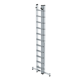 Mehrzweckleiter mit Nivello Traverse 3x11 Sprossen-Beschreibung lesen