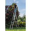 Mehrzweckleiter mit Nivello Traverse 3x11 Sprossen