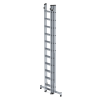 Mehrzweckleiter mit Nivello Traverse 3x11 Sprossen