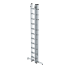 Mehrzweckleiter mit Nivello Traverse 3x11 Sprossen
