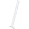 MUNK Anlegeleiter mit Traverse 18 Sprossen