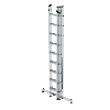 Mehrzweckleiter mit Nivello Traverse 3x9 Sprossen