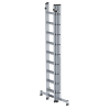 Mehrzweckleiter mit Nivello Traverse 3x9 Sprossen