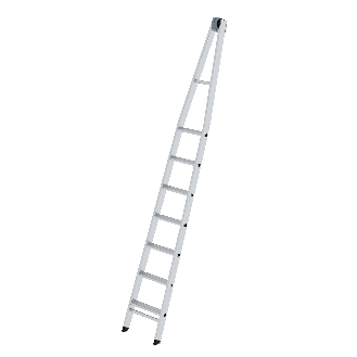 MUNK Stufen-Glasreinigerleiter mit nivello-Traverse, 7-stufiges Oberteil-Beschreibung lesen
