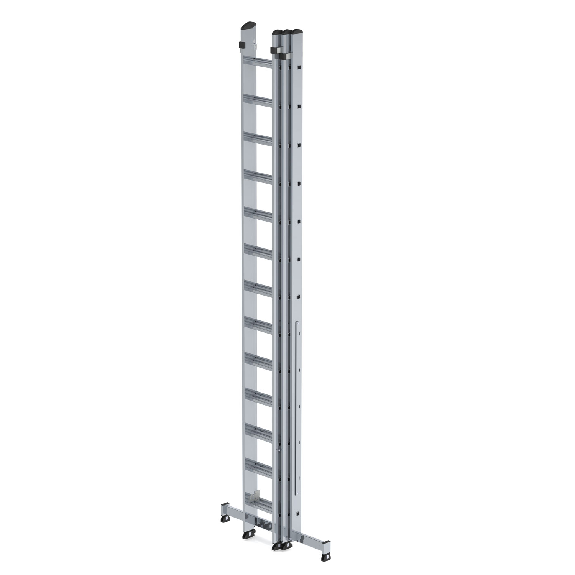 Mehrzweckleiter mit Nivello Traverse 3x13 Sprossen Mehrzweckleiter mit Nivello Traverse 3x13 Sprossen-Beschreibung lesen