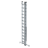 Mehrzweckleiter mit Nivello Traverse 3x13 Sprossen Mehrzweckleiter mit Nivello Traverse 3x13 Sprossen