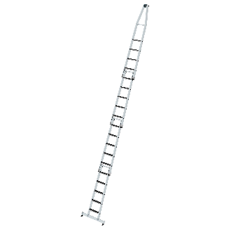 Stufen-Glasreinigerleiter 4-teilig mit Clip-Step R13 und Nivello Traverse 3x5+4 Stufen-Beschreibung lesen