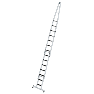 Stufen-Glasreinigerleiter 4-teilig mit Clip-Step R13 und Nivello Traverse-Beschreibung lesen