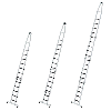 Stufen-Glasreinigerleiter 4-teilig mit Clip-Step R13 und Nivello Traverse