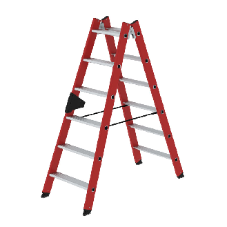 Kunststoff-Stehleiter 2x6 Sprossen-Beschreibung lesen