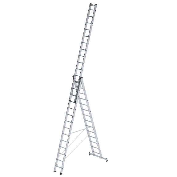 Mehrzweckleiter mit Nivello Traverse 3x14 Sprossen Mehrzweckleiter mit Nivello Traverse 3x14 Sprossen-Beschreibung lesen