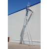 Mehrzweckleiter mit Nivello Traverse 3x14 Sprossen