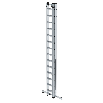 Mehrzweckleiter mit Nivello Traverse 3x14 Sprossen-Beschreibung lesen