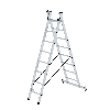 MUNK Mehrzweckleiter 2-teilig 2x8 Sprossen MUNK Mehrzweckleiter 2-teilig 2x8 Sprossen
