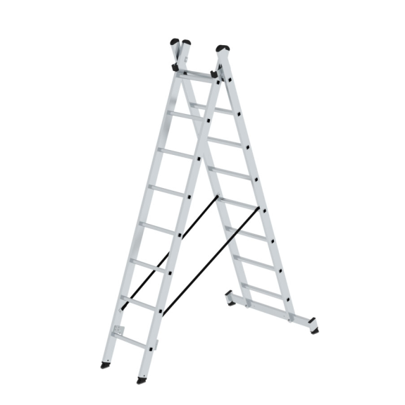 MUNK Mehrzweckleiter 2-teilig 2x8 Sprossen MUNK Mehrzweckleiter 2-teilig 2x8 Sprossen-Beschreibung lesen