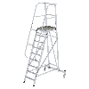 Plattformleiter fahrbar 9 Stufen