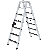 Stehleiter beidseitig begehbar mit clip-step R13 2x7 Stufen Stehleiter beidseitig begehbar mit clip-step R13 2x7 Stufen