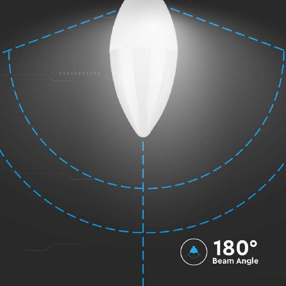 VT-1855 Lampadina LED 4,5W E14 candela bianco naturale 4000K - SKU 2142581-Leggi tutto