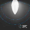 VT-1855 Lampadina LED 4,5W E14 candela bianco naturale 4000K - SKU 2142581