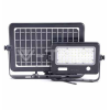 VT-788-10 Faro led 10W autoalimentato nero con pannello solare e sensore di movimento 4000K IP65  sku 8674