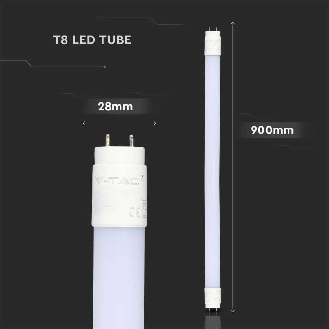 Tubo LED 14W T8 G13 160° 90CM - Mod VT-9077 - SKU 216272 - Bianco naturale 4000K nanoplastica-Leggi tutto
