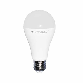 VT-2017 Lampadina LED E27 A65 17W termoplastica 4000K - 4457-Leggi tutto