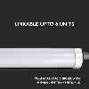 VT-1574 Tubo LED Plafoniera 48W waterproof IP65 150CM bianco naturale 4000K - SKU 216287