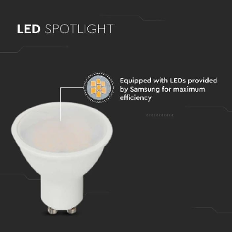 PRO VT-271 Lampadina spot led chip samsung SMD 10W GU10 bianco naturale 4000K - SKU 21879-Leggi tutto