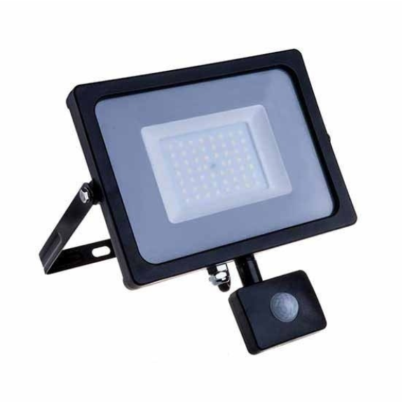 Pro VT-20-1-20 LED LED 20W Ultra Slim Black avec capteur PIR blanc chaud 3000K IP65-SKU 451-Lire la description