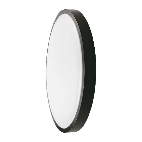 VT-8618B-RD LED 18W Rotonda Black Bord 4000K DA COUVERTURE MUR DE PLAFICATION SAPINATO IP44-SKU 7634-Lire la description