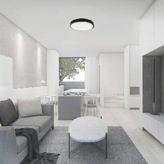 VT-8618B-RD Plafoniera led 18W rotonda bordo nero 4000K da soffitto parete copertura bianco satinato IP44 - sku 7634-Lire la description