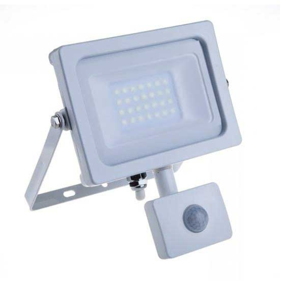 Pro VT-30-S Lado LED 30W Ultra Slim White avec capteur PIR blanc naturel 4000K IP65-SKU 458-Lire la description