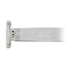 Plafoniera per 2 tubi a LED T8 G13 da 60CM uso interno Mod.VT-16011