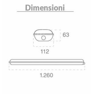 VT-12023 plafoniera tubi LED 2x18W bianco naturale 4000K tubi inclusi IP65 120CM - SKU 6387-Leggi tutto