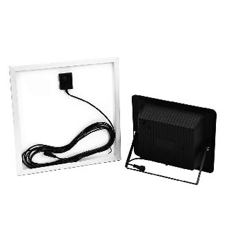 VT-60W Faro led 60W autoalimentato nero con pannello solare e telecomando 4000K IP65  sku 8575-Beschreibung lesen