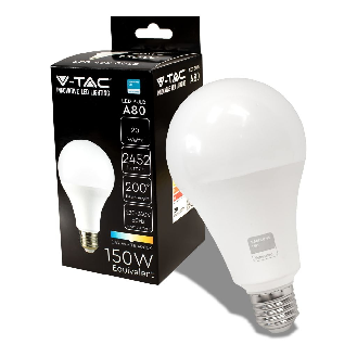 PRO VT-233 Lampadina led chip Samsung SMD 20W E27 200° A80 alta luminosità 122LM/W bianco naturale 4000K - SKU 21238-Leggi tutto