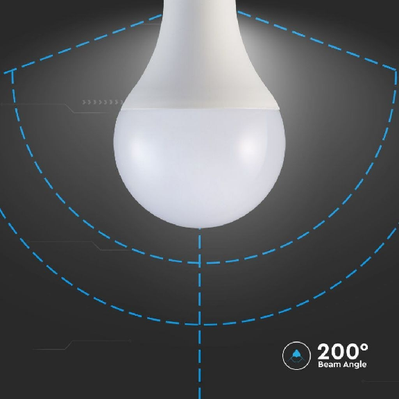 PRO VT-233 Lampadina led chip Samsung SMD 20W E27 200° A80 alta luminosità 122LM/W bianco naturale 4000K - SKU 21238-Leggi tutto