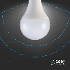 PRO VT-233 Lampadina led chip Samsung SMD 20W E27 200° A80 alta luminosità 122LM/W bianco naturale 4000K - SKU 21238