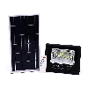 VT-25W Faro led 25W autoalimentato nero con pannello solare 12W e telecomando 6000K IP65  sku 94006