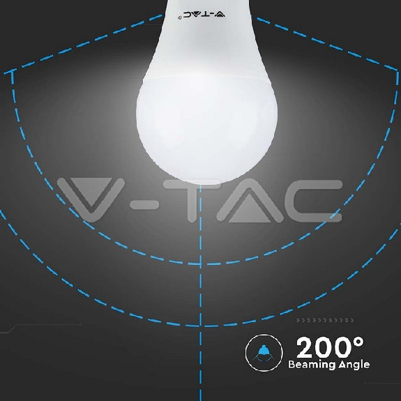 VT-2099 Lampadina LED 8.5W E27 Bulb A60 bianco caldo 3000K - SKU 217260-Leggi tutto