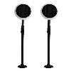 VT-943 Lampada LED da giardino 3W 3000K 360° orientabile fissaggio a terra 2IN1 autoalimentato con pannello solare 42~80cm regolabile IP65 box 2pcs/pack - sku 6668