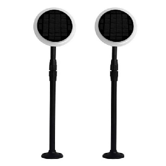 VT-943 Lampada LED da giardino 3W 3000K 360° orientabile fissaggio a terra 2IN1 autoalimentato con pannello solare 42~80cm regolabile IP65 box 2pcs/pack - sku 6668-Leggi tutto