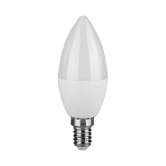 VT-226 Lampadina led E14 candela 4.5W Chip Samsung SMD luce bianco freddo 6500K 105lm/w - SKU 21173-Leggi tutto