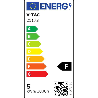 VT-226 Lampadina led E14 candela 4.5W Chip Samsung SMD luce bianco freddo 6500K 105lm/w - SKU 21173-Leggi tutto