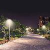 VT-65W Lampione LED 10W da giardino autoalimentata a batteria con pannello solare e sensore integrato 4000K con telecomando RF IP65 - SKU 5152