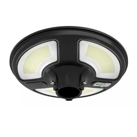 VT-65W Lampione LED 10W da giardino autoalimentata a batteria con pannello solare e sensore integrato 4000K con telecomando RF IP65 - SKU 5152-Leggi tutto