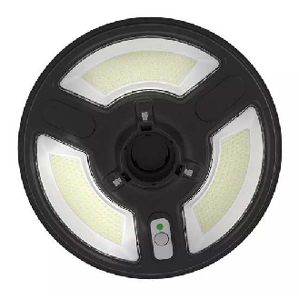 VT-65W Lampione LED 10W da giardino autoalimentata a batteria con pannello solare e sensore integrato 4000K con telecomando RF IP65 - SKU 5152-Leggi tutto