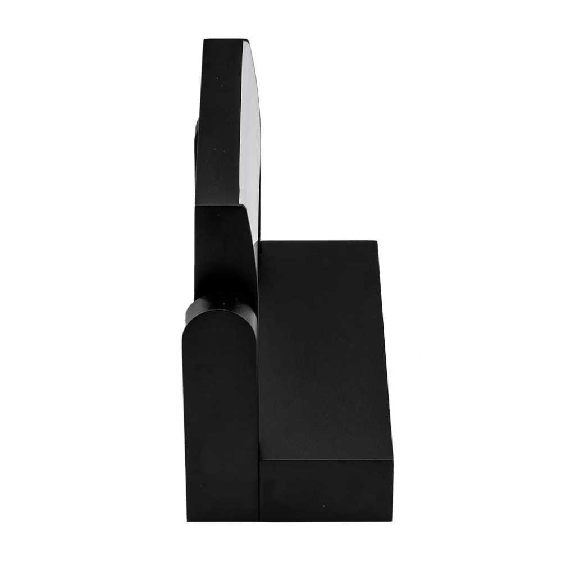 VT-11020 lampada led da parete rettangolare orientabile faro 17W 150lm/w colore nero 3000k design moderno IP65 sku 2936-Leggi tutto