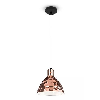 VT-8300 Lampadario portalampada 1MT E27 moderno in metallo cromato a specchio oro rosa Ф300mm - sku 3710